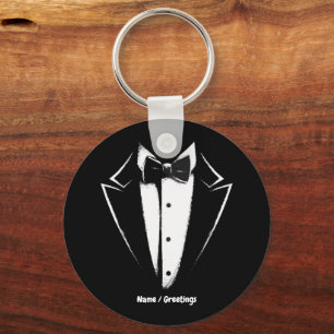 Tuxedo Classic Party-konsertfestivaldesign Nyckelring