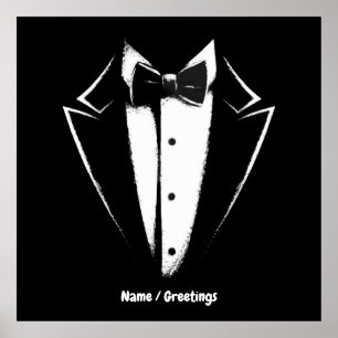 Tuxedo Classic Party-konsertfestivaldesign Poster