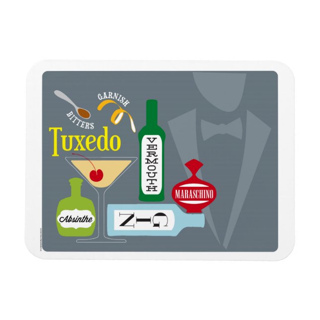 Tuxedo Cocktail Magnet (Horisontell)