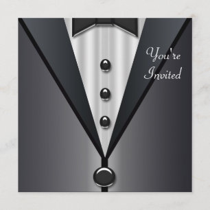 Tuxedo festklänning Black Tie Formell fest Inbjudningar