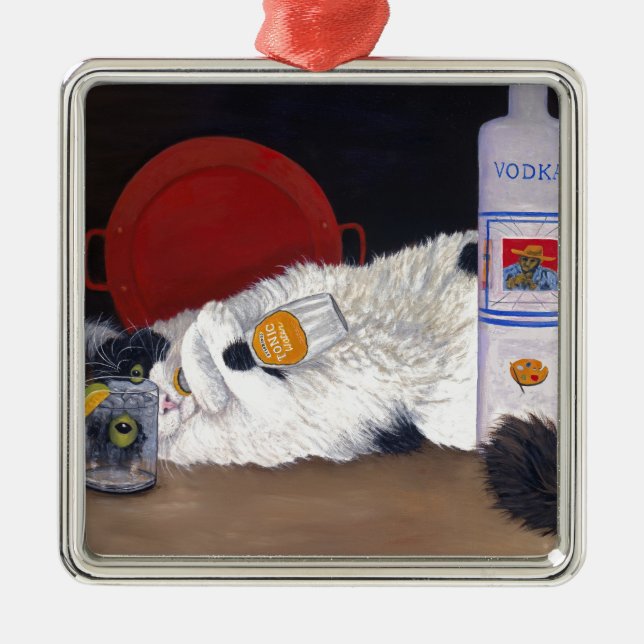 Tuxedo-katalog med lång smak julgransprydnad metall (Framsidan)