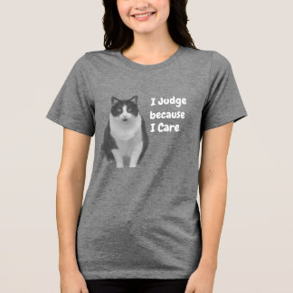 Tuxedo katt jag dömer t shirt