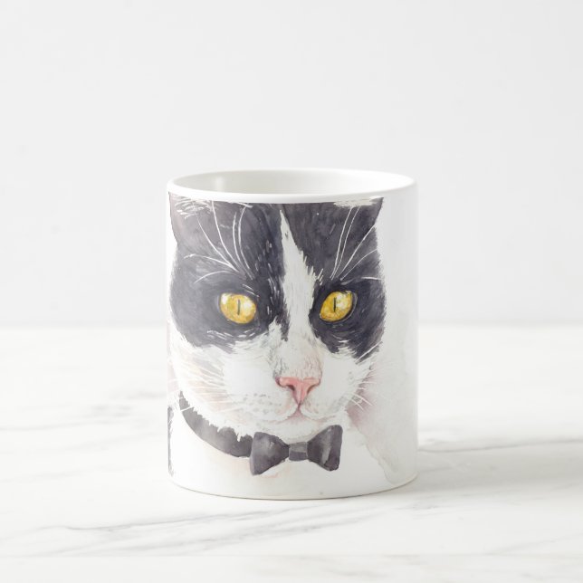 Tuxedo-katt Kaffemugg (Center)