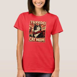 Tuxedo Katt Mamma T-Shirt Vintage Retro