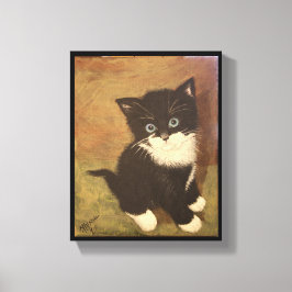 Tuxedo Kitten Canvastryck