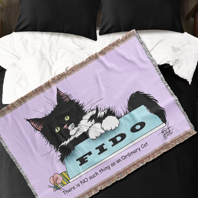 Tuxedo Kitten Hund's Bowl Filt (Skapare uppladdad)