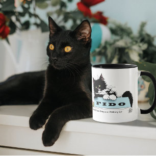 Tuxedo Kitten Hund's Bowl Mugg