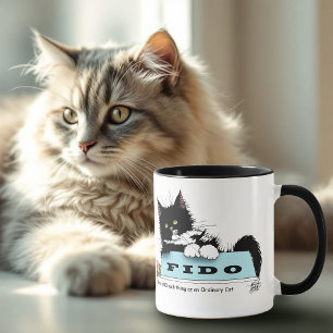 Tuxedo Kitten Hund's Bowl Mugg
