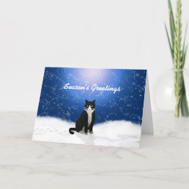 Tuxedo-kort för Säsonhälsningar Helgkort