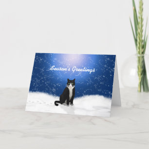 Tuxedo-kort för Säsonhälsningar Helgkort