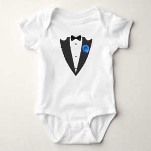 Tuxedo kostym och bågsvarv T-Shirt Ba