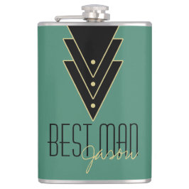 Tuxedo Modern Art Deco Best Man Fickplunta