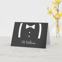 Tuxedo Ring Bearer Frieri kort