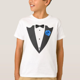 Tuxedo svart och vit T-Shirt