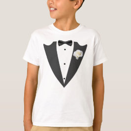 Tuxedo svart och vit T-Shirt