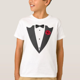 Tuxedo svart och vit T-Shirt