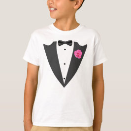 Tuxedo svart och vit T-Shirt