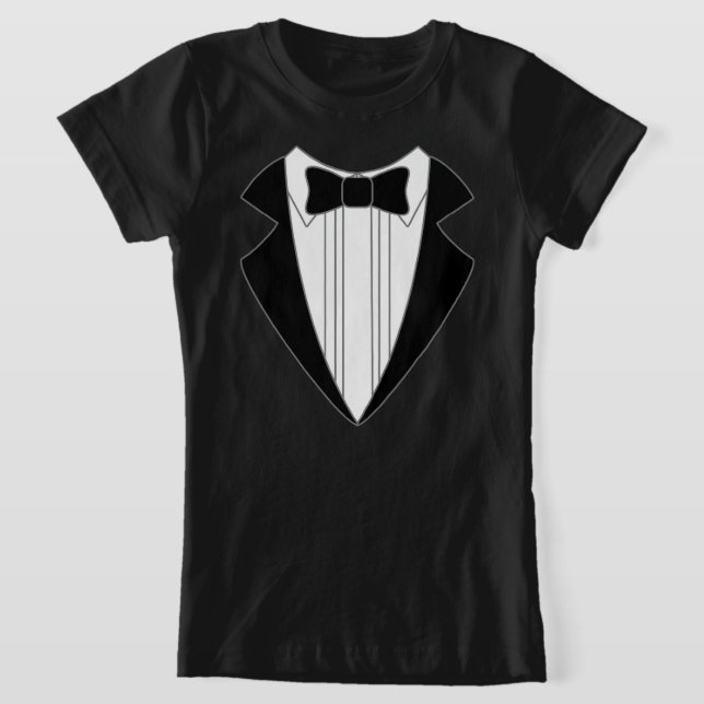Tuxedo T-Shirt (Laydown)