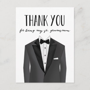 Tuxedo Tack Junior Groomsman   Groomsman Inbjudningar