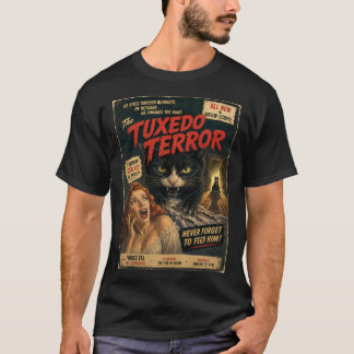 Tuxedo Terror skräckfilmsaffisch T-Shirt