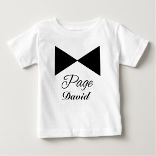 Tuxedo Tie Anpassade Page Boy Tshirt Tröja