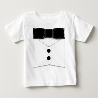 Tuxedo Vest och Bowtie Shirt Tee Shirt