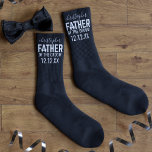 Tuxedo Wedding Father of the Groom Black Strumpor<br><div class="desc">Which Father of The Groom would not adore a pair of black wedding socks with his name on them as thank you gift? I don't know one that wouldn't! Add his name and your wedding date and get ready for the look of joy on his face.</div>