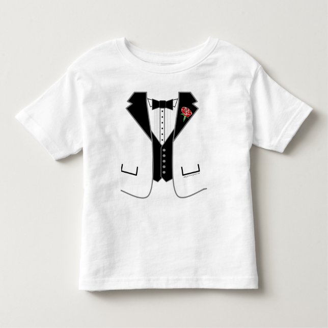 Tuxedo-white jacka t shirt (Framsida)