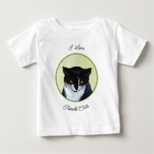 Tuxedokatt-målning - Söt originell kattkonst T Shirt