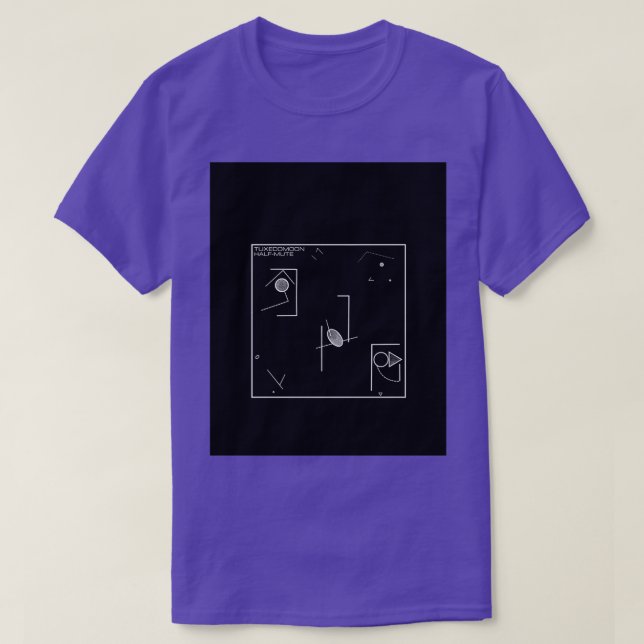 Tuxedomon halv mute post punk 80s - ny våg  t shirt (Design framsida)