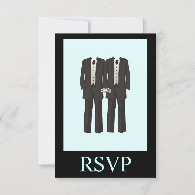 Tuxedos RSVP OSA Kort (Framsida)