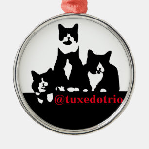 TuxedoTrio prydnad Julgransprydnad Metall