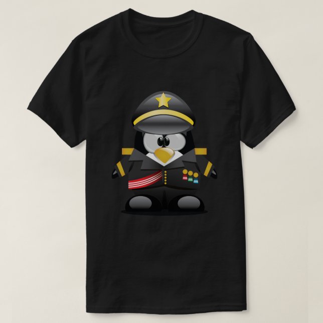 Tuxen kommenderar t shirt (Design framsida)
