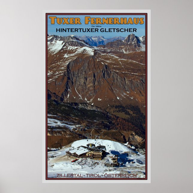 Tuxer Fernerhaus Poster (Framsidan)