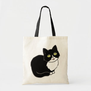 Tuxie smokingkatt tygkasse