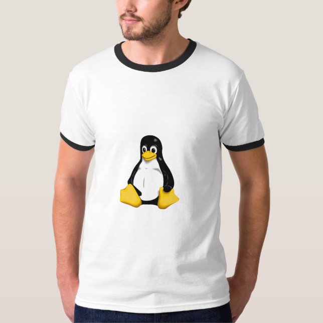 TuxLinuxT-tröja Tee (Framsida)