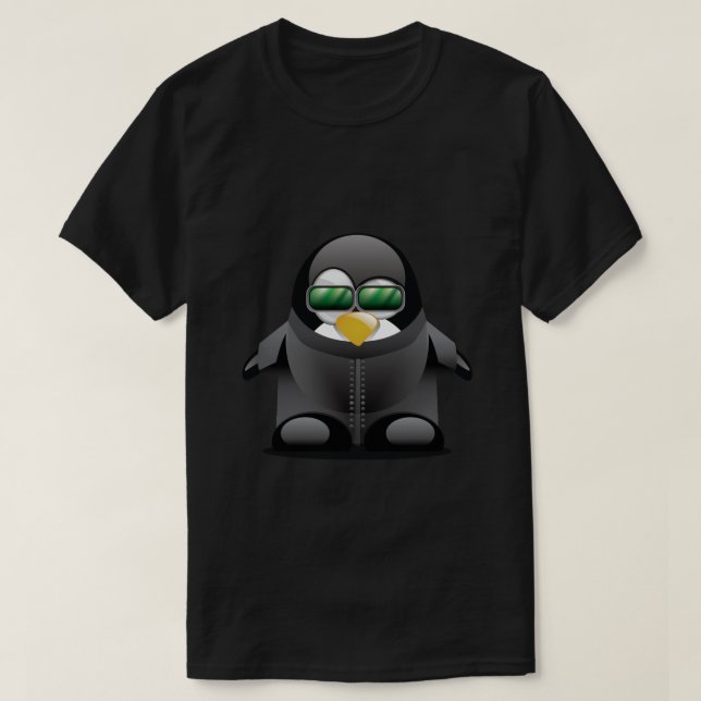 Tuxmatris T Shirt (Design framsida)