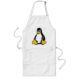 Tuxpingvin - (linuxen, den öppna källan, Copylef Långt Förkläde