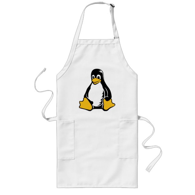 Tuxpingvin - (linuxen, den öppna källan, Copyleft, Långt Förkläde (Framsidan)