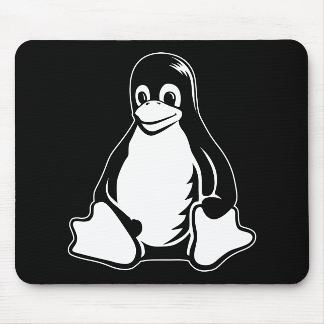 Tuxpingvin - (linuxen, den öppna källan, Copyleft, Musmatta (Framsidan)