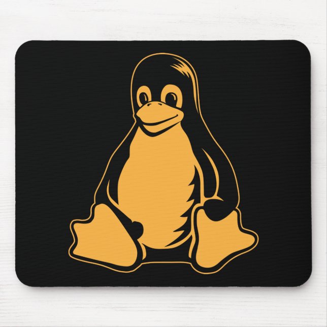 Tuxpingvin - (linuxen, den öppna källan, Copyleft, Musmatta (Framsidan)
