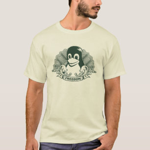 Tuxpingvin - (linuxen, den öppna källan, Copyleft, T-shirt