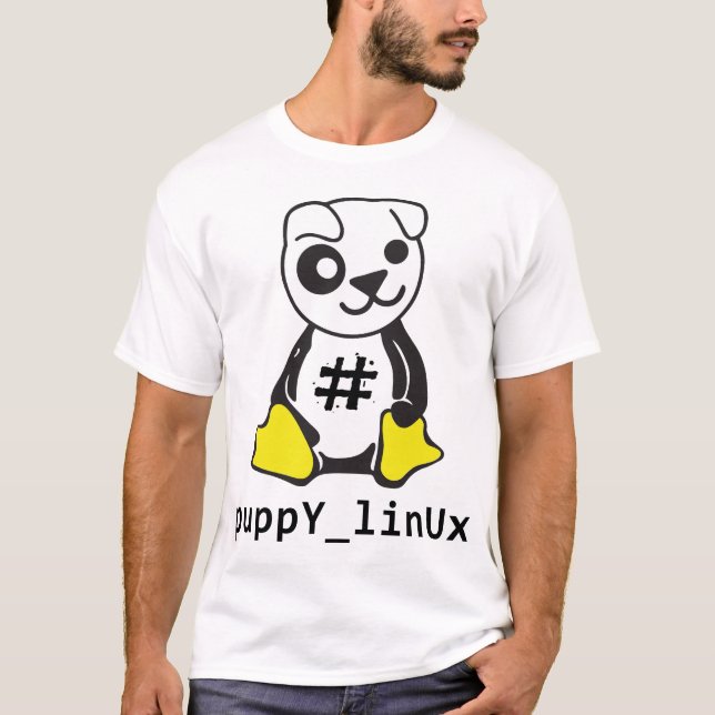 tuxpup tee shirt (Framsida)