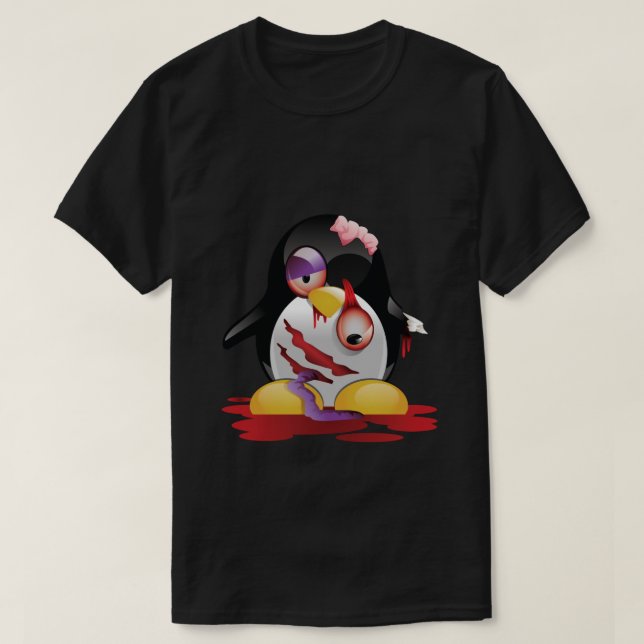 Tuxzombie T Shirt (Design framsida)