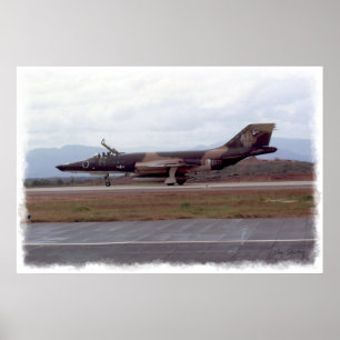 Tuy Hoa AFB Vietnam 1969 E Skriv ut Poster