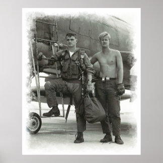 Tuy Hoa AFB Vietnam 69' Skriv ut Poster