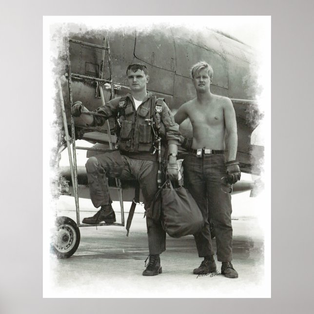 Tuy Hoa AFB Vietnam 69' Skriv ut Poster (Framsidan)