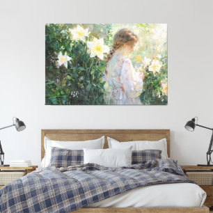 *~* TV2 Fantasy Daffodils Stretched Kanvastryck