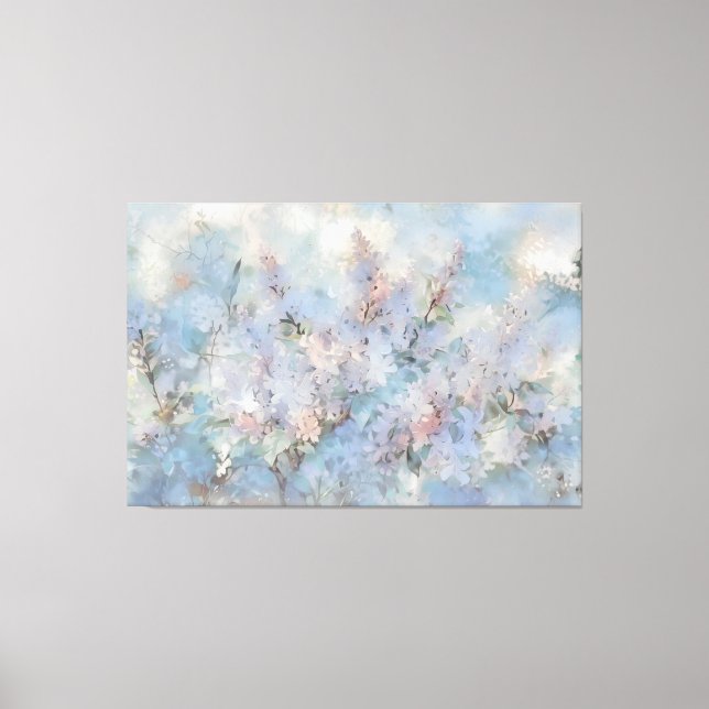 *~* TV2 Lilac Vintage Art Stretched Kanvastryck (Framsida)