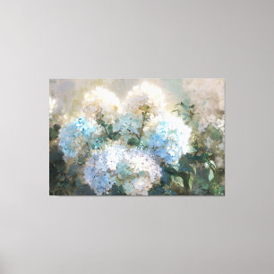 *~* TV2 Soft Blue Hydrangea-Kanvastryck Canvastryck